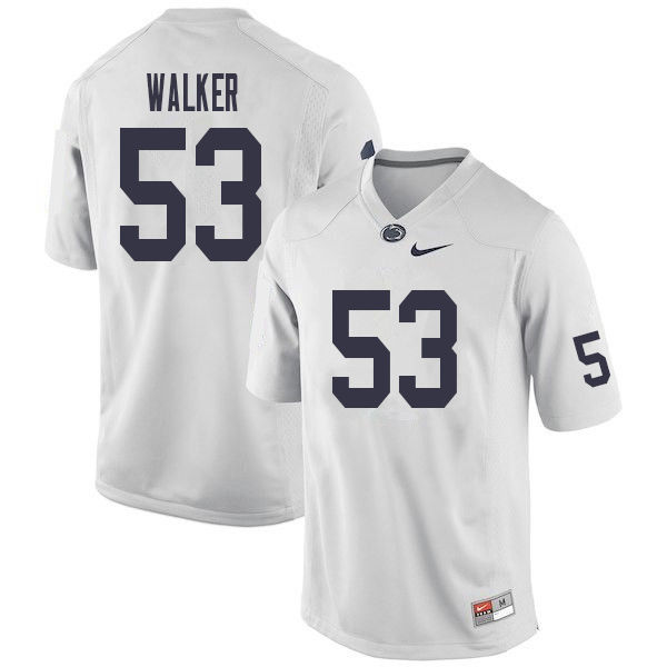 Men #53 Rasheed Walker Penn State Nittany Lions College Football Jerseys Sale-White - Click Image to Close